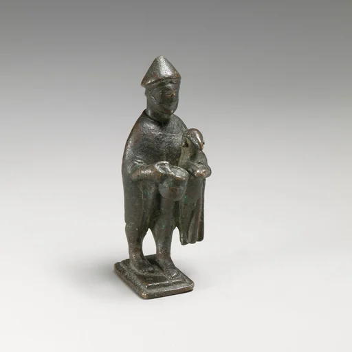 Bronze statuette of a shepherd