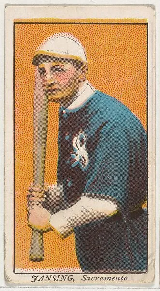 Jansing, Sacramento, from the "Obak Baseball Players" set (T212), issued by the American Tobacco Company to promote Obak Mouthpiece Cigarettes — American Tobacco Company