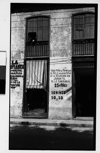 [Barber Shop "La Confianza" Façade, Havana]