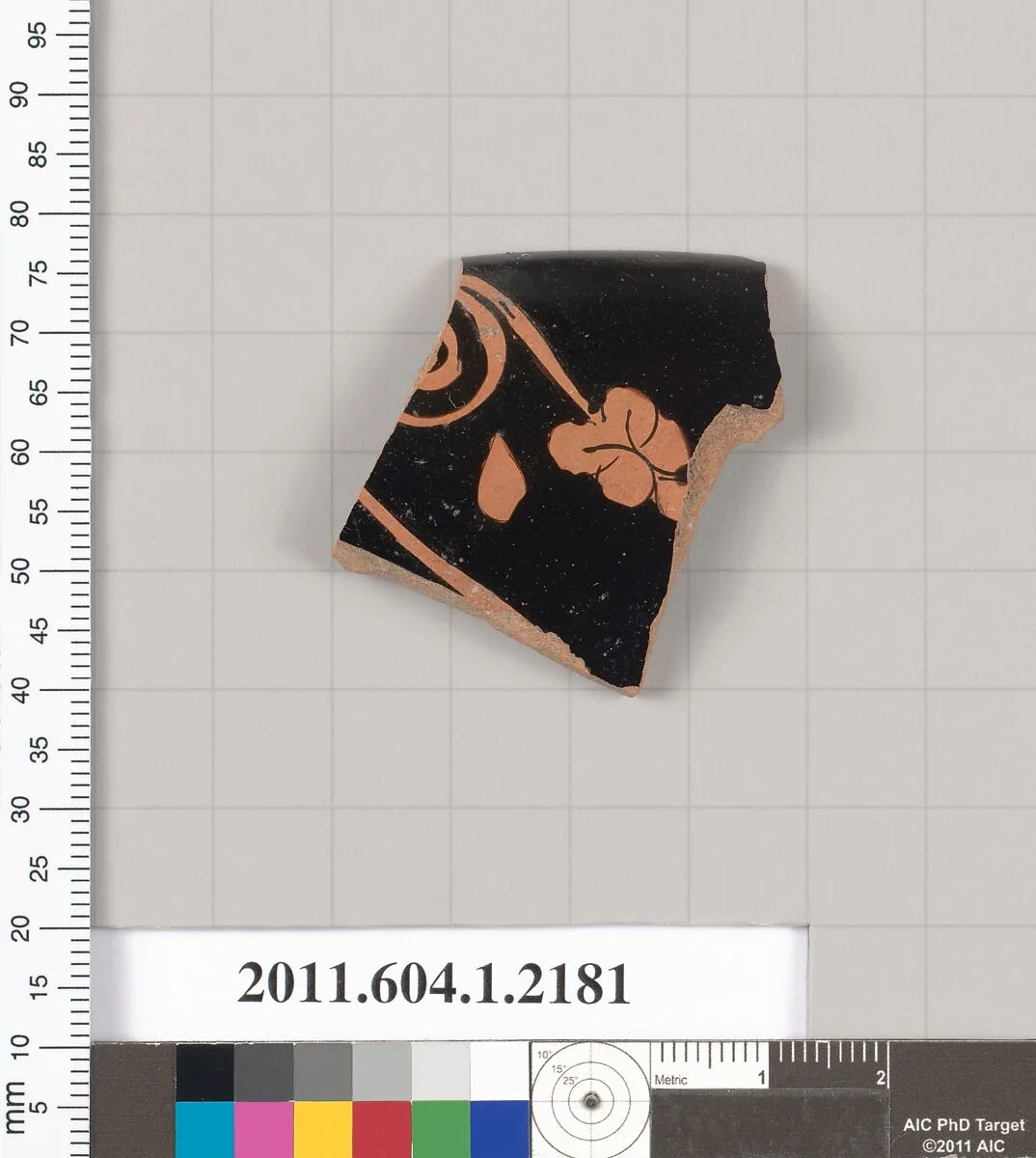 Terracotta rim fragment of a kylix (drinking cup) — Unknown