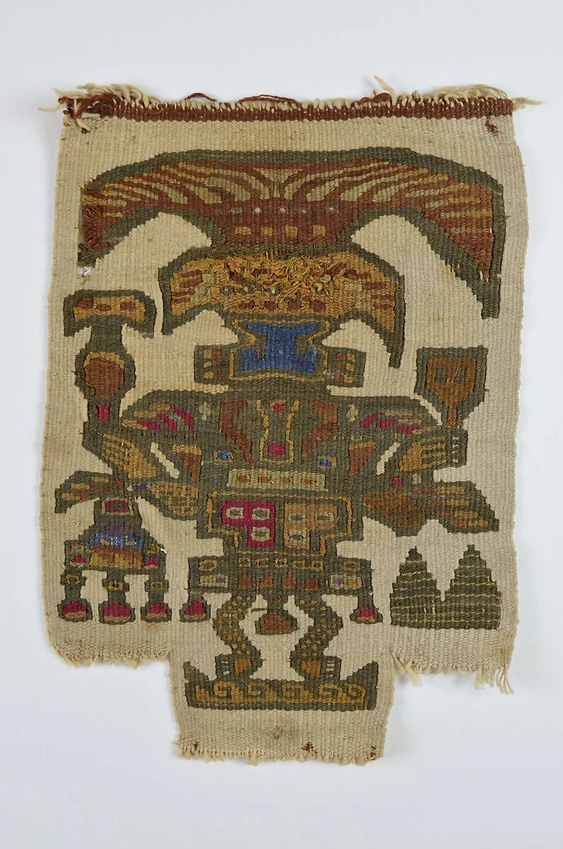 Textile Fragment, Figure — Unknown