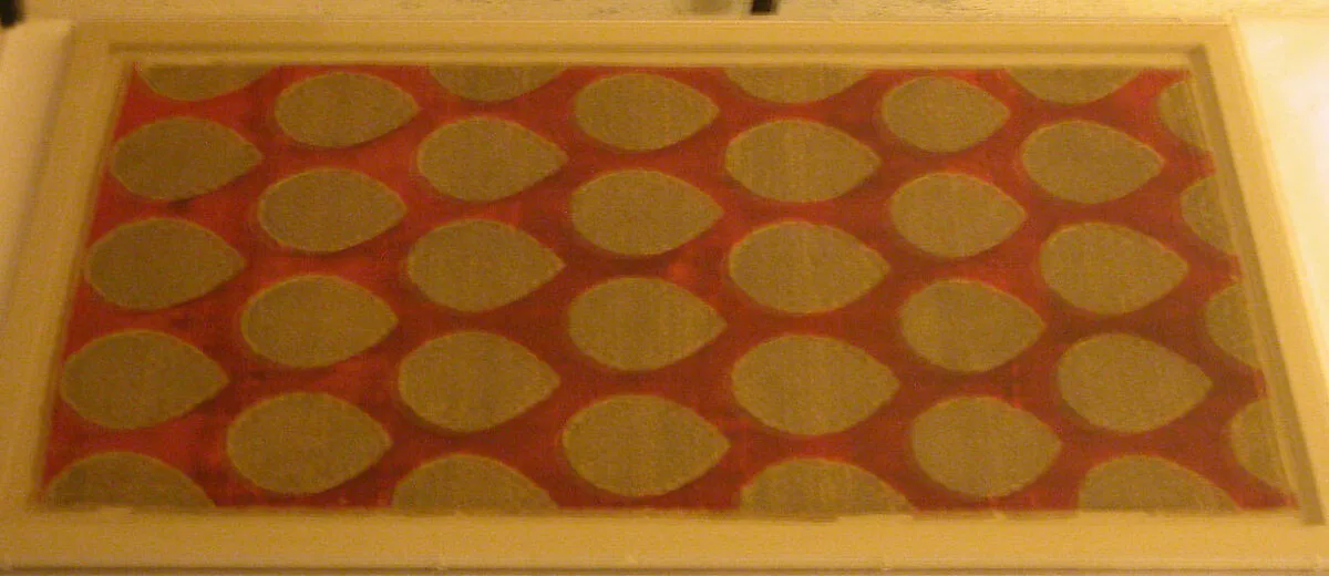 Loom Width of Silk Velvet with 'Pinecone' Pattern — Unknown