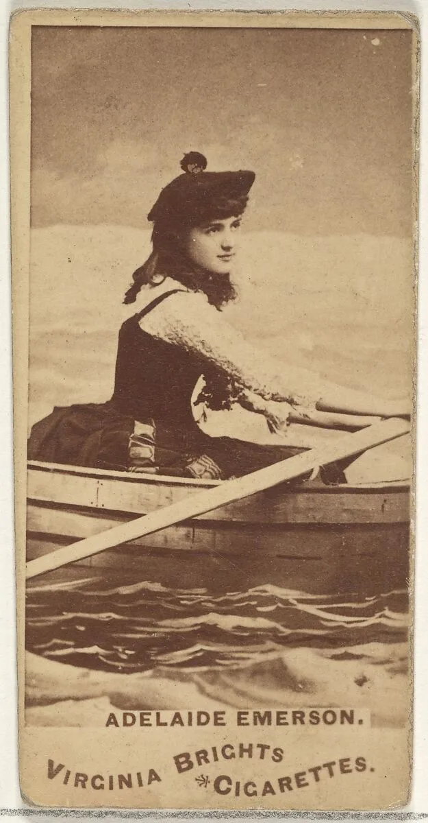 Adelaide Emerson, from the Actors and Actresses series (N45, Type 1) for Virginia Brights Cigarettes — Allen & Ginter