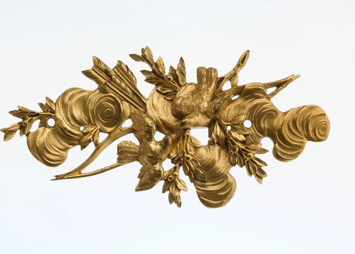 Pair of clock ornaments — Unknown