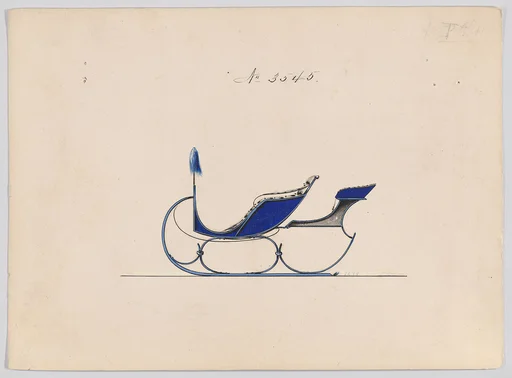 Design for Rumble Sleigh, no. 3545