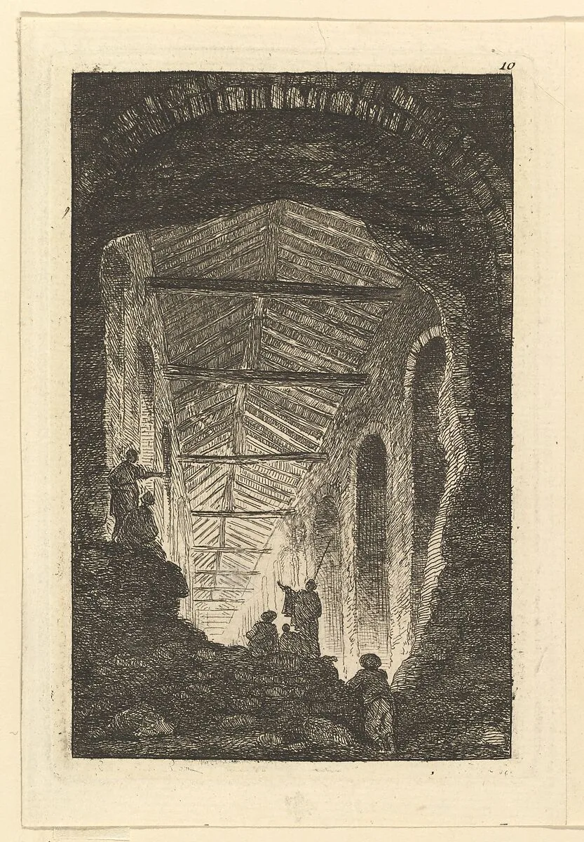 La Galerie Antique — Hubert Robert