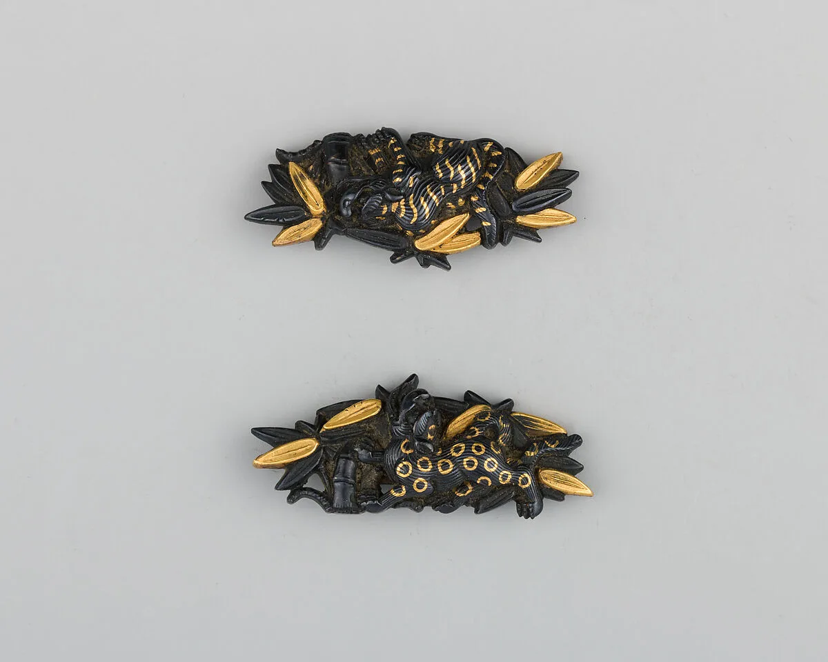 Pair of Sword-Grip Ornaments (Menuki) — Unknown