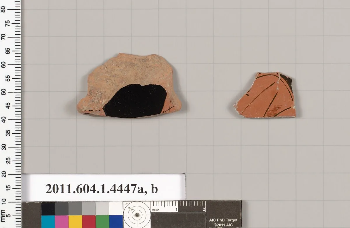Terracotta fragments of kylikes (drinking cups) — Unknown