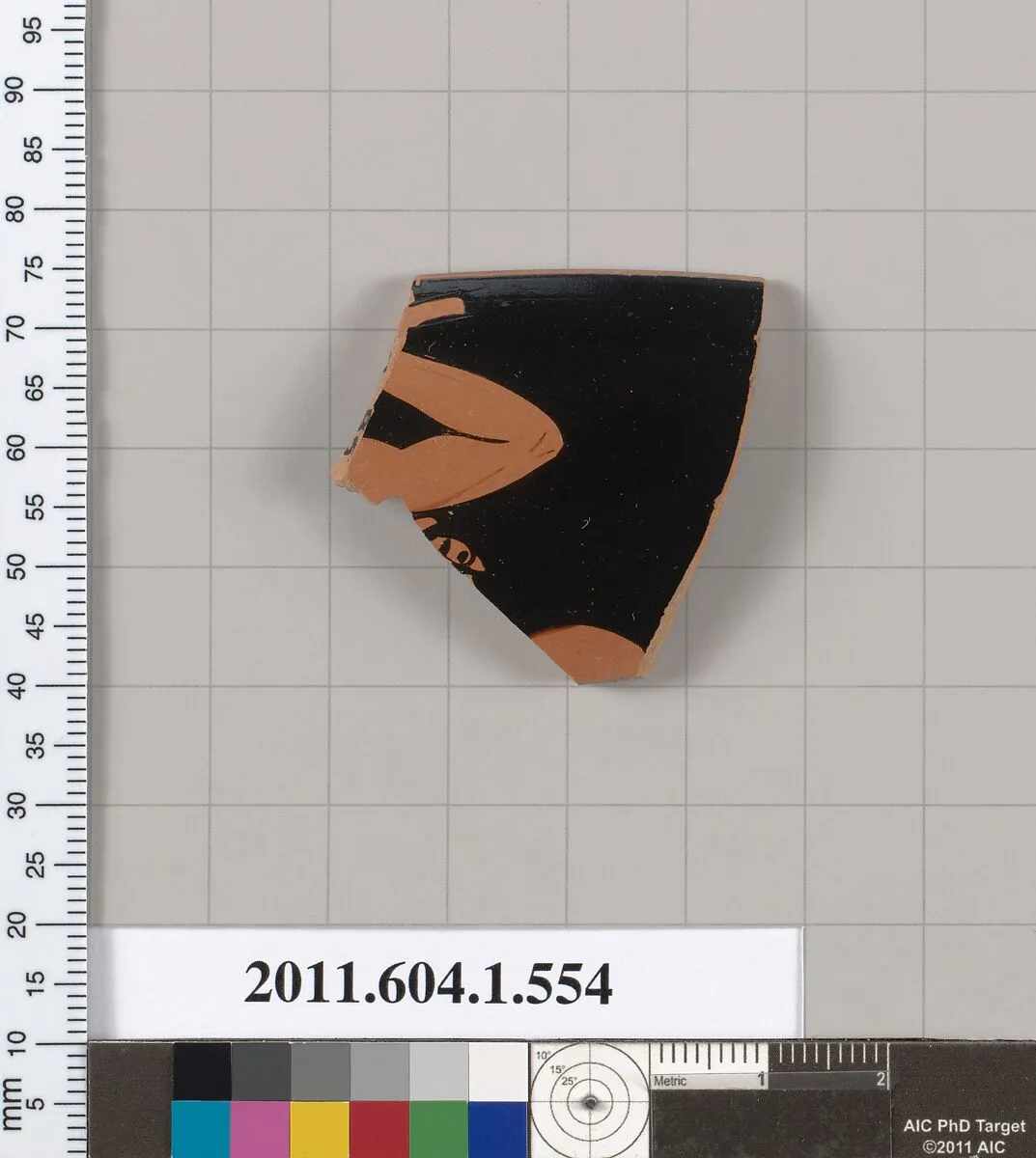 Terracotta rim fragment of a kylix (drinking cup) — Unknown