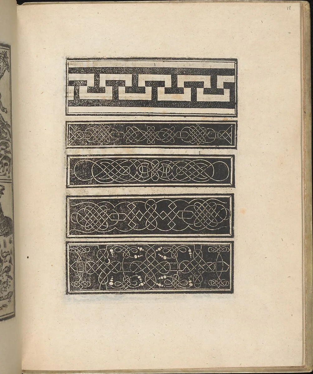 Trionfo Di Virtu. Libro Novo..., page 18 (verso) — Matteo Pagano