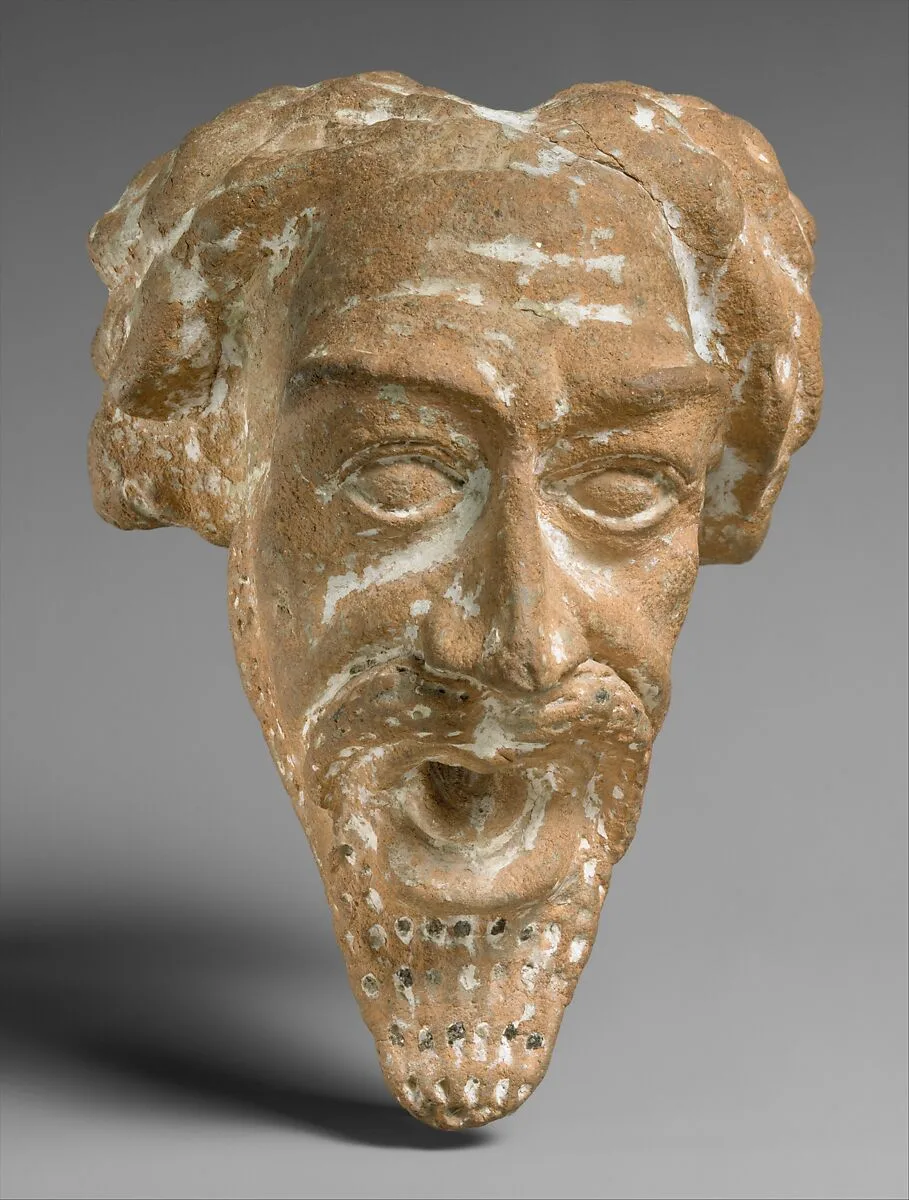 Spout in the form of a man's head — Unknown