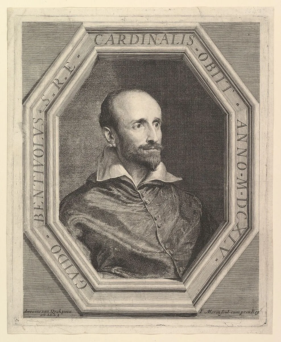 Cardinal Bentivoglio — Jean Morin|Anthony van Dyck