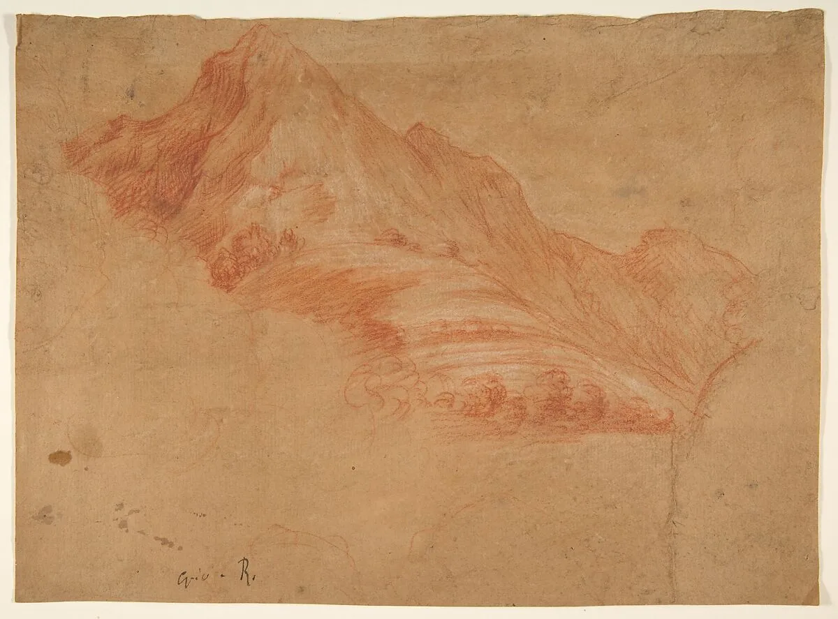 Landscape with Mountains — Antonio d'Enrico Tanzio (Tanzio da Varallo)