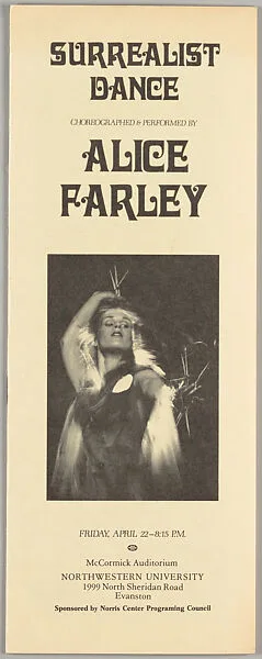 Surrealist dance / choreographed & performed by Alice Farley — Alice Farley