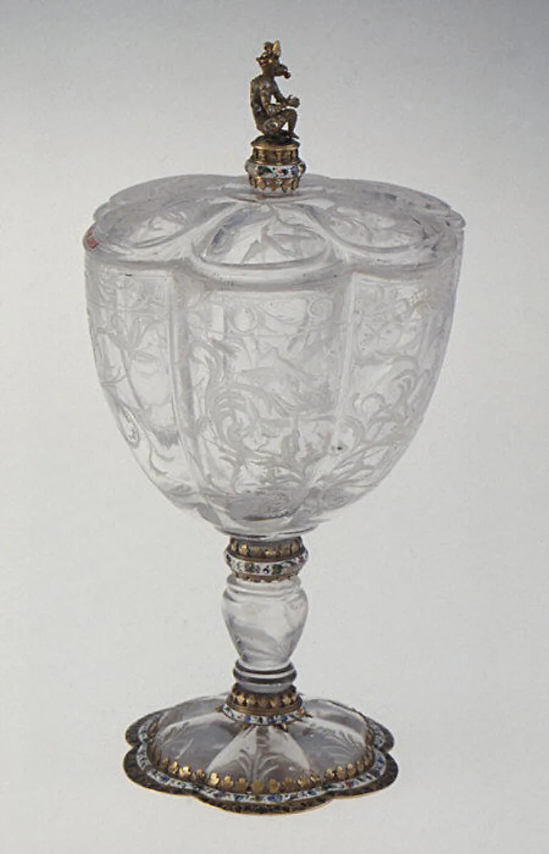 Vase with cover — Imperial Court Workshop, Prague