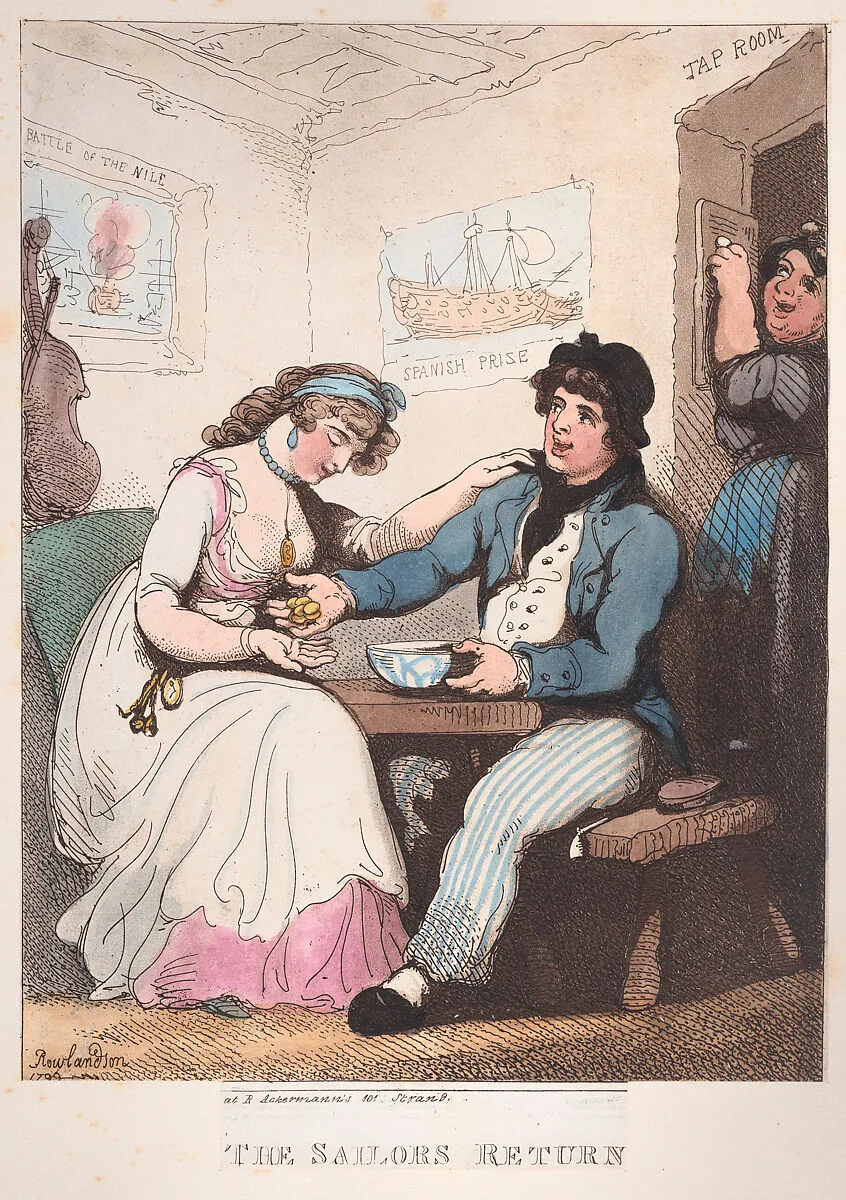 The Sailor's Return — Rudolph Ackermann, London|Thomas Rowlandson