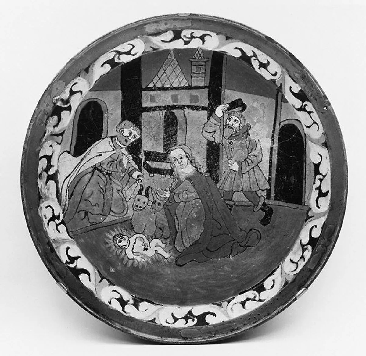 Dish with The Nativity — Unknown