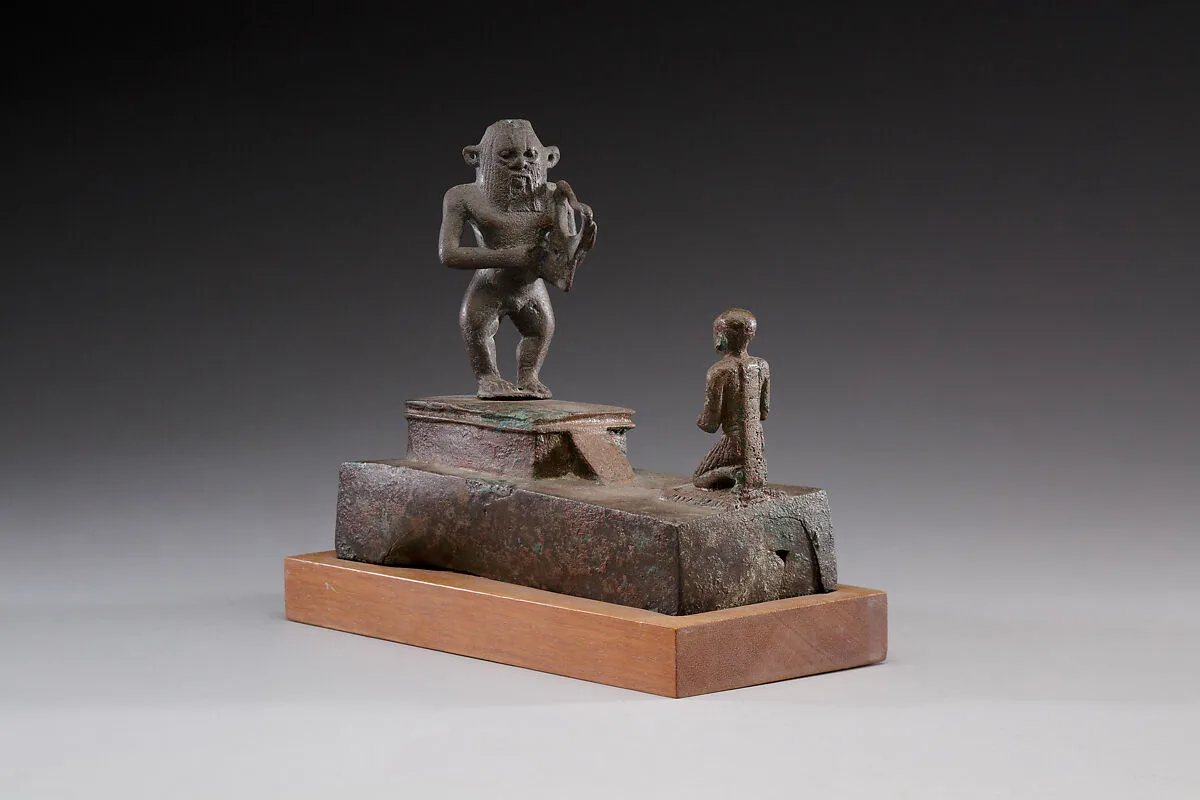 Bes with Worshiper — Unknown