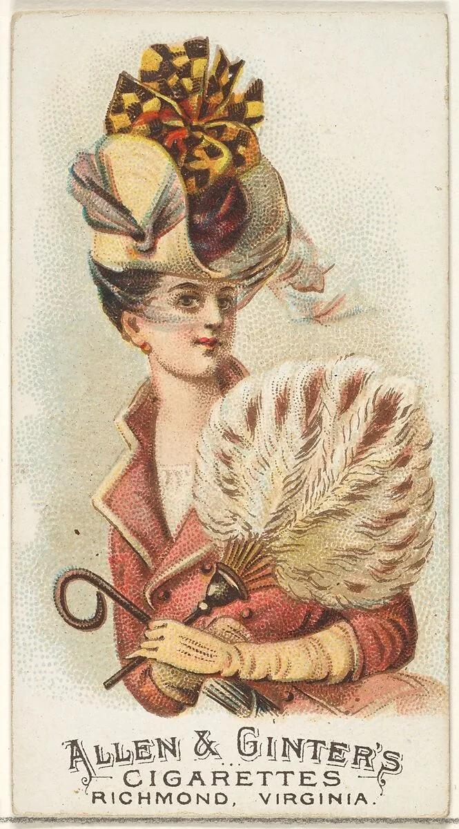 Plate 26, from the Fans of the Period series (N7) for Allen & Ginter Cigarettes Brands — Allen & Ginter|Schumacher & Ettlinger
