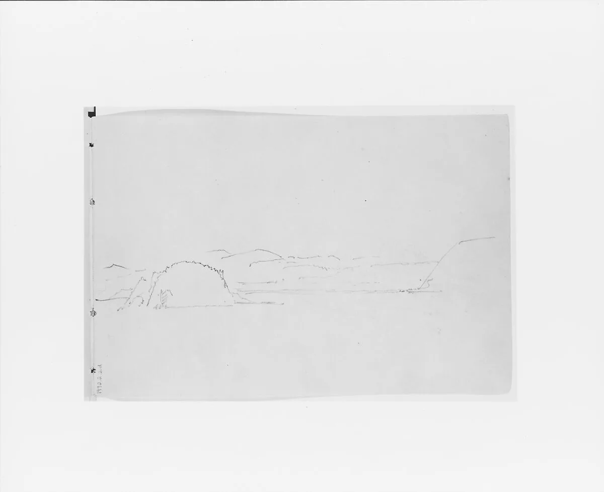 Cape Flattery Landscape (from Sketchbook X) — William Trost Richards