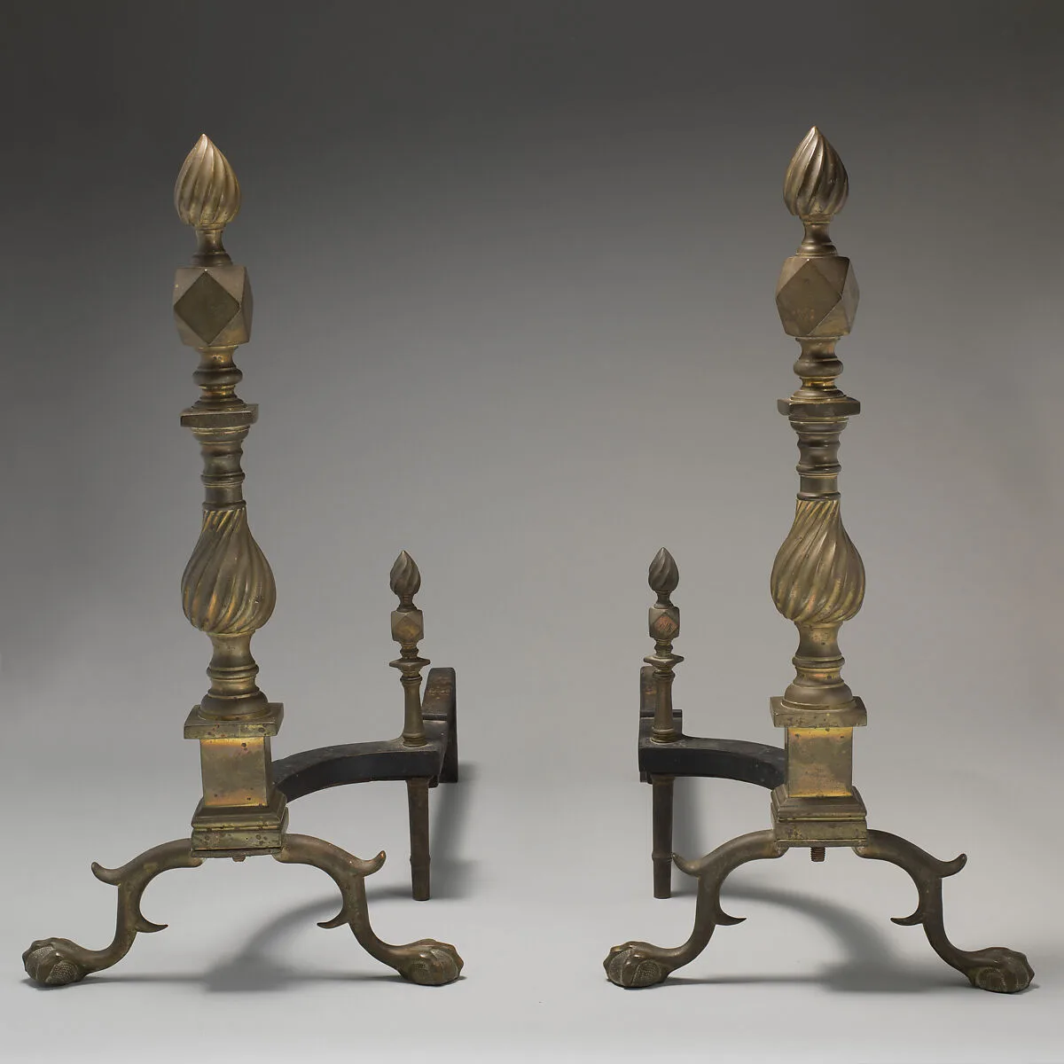 Pair of andirons — Unknown
