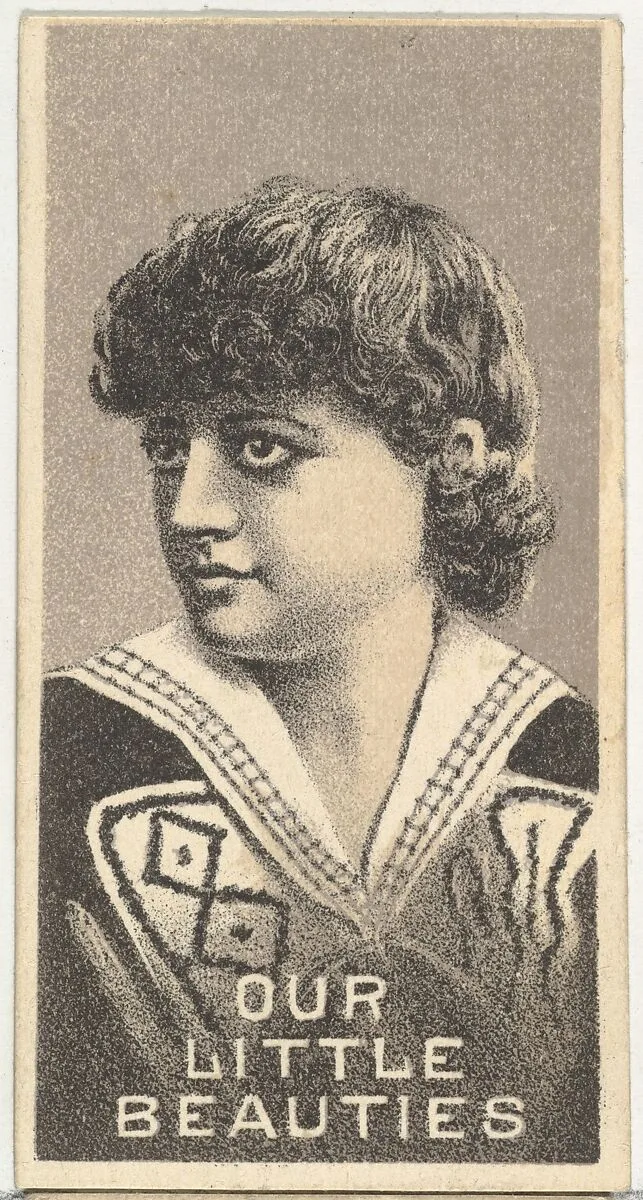 From the Actresses series (N57) promoting Our Little Beauties Cigarettes for Allen & Ginter brand tobacco products — Allen & Ginter|A. Hoen & Co.