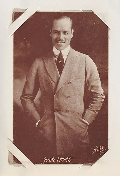 Jack Holt from Western Stars or Scenes Exhibit Cards series (W412) — Unknown