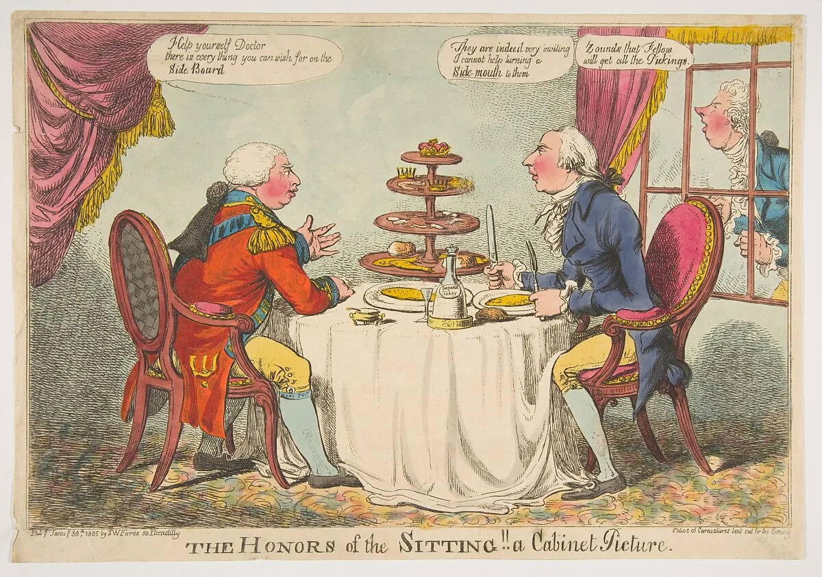 The Honors of the Sitting! A Cabinet Picture — Charles Williams|S. W. Fores