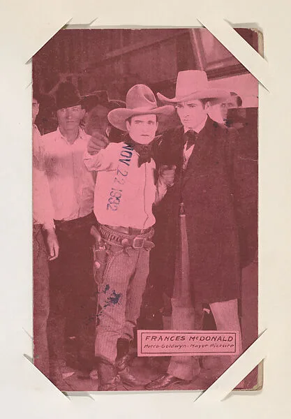 Frances McDonald from Western Stars or Scenes Exhibit Cards series (W412) — Unknown
