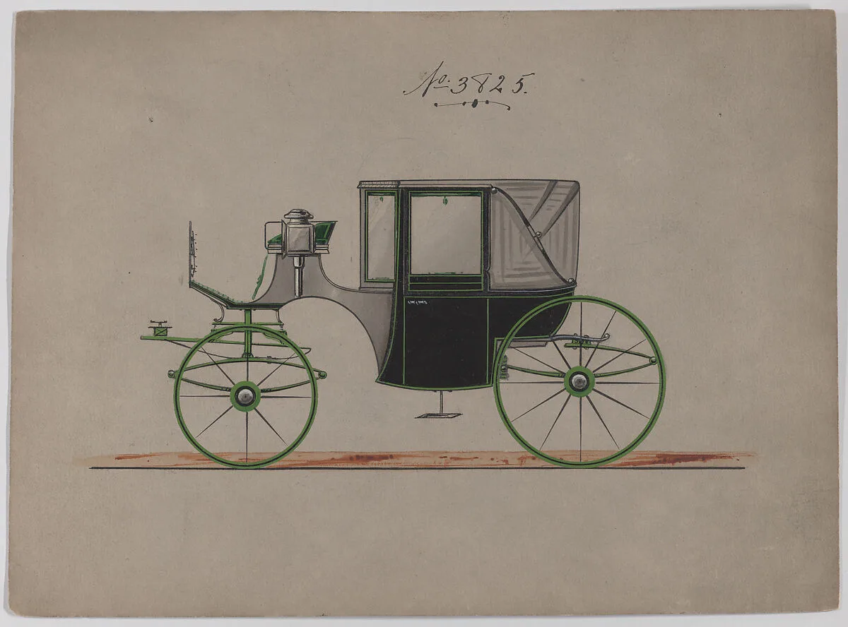 Design for Landaulet, no. 3825 — Brewster & Co.