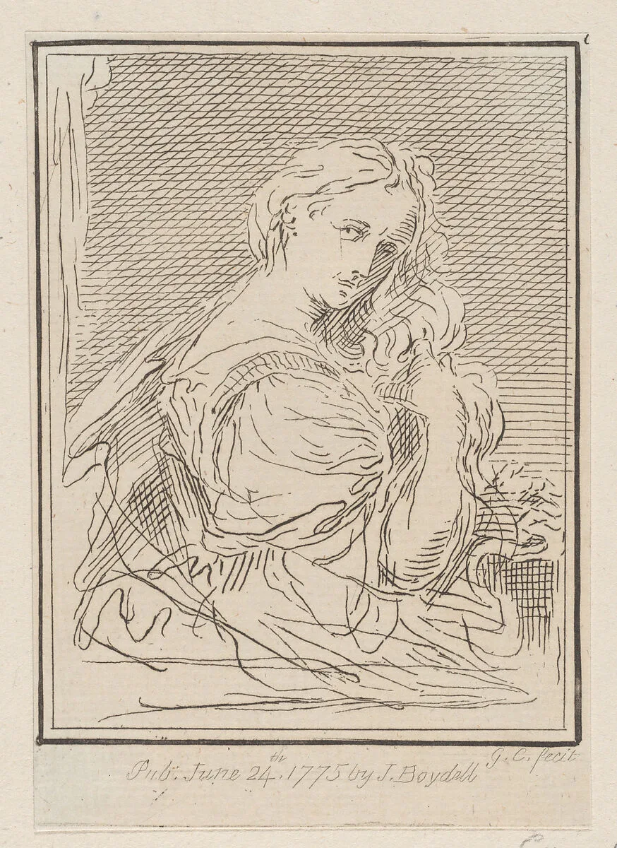 Woman combing her hair — John Boydell|Giuseppe Canale