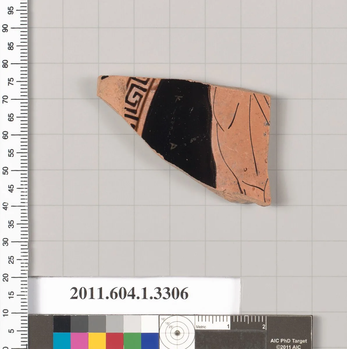 Terracotta fragment of a kylix (drinking cup) — Unknown