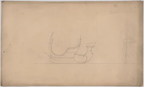Tub Sleigh with rumble seat #24871 — Brewster & Co.