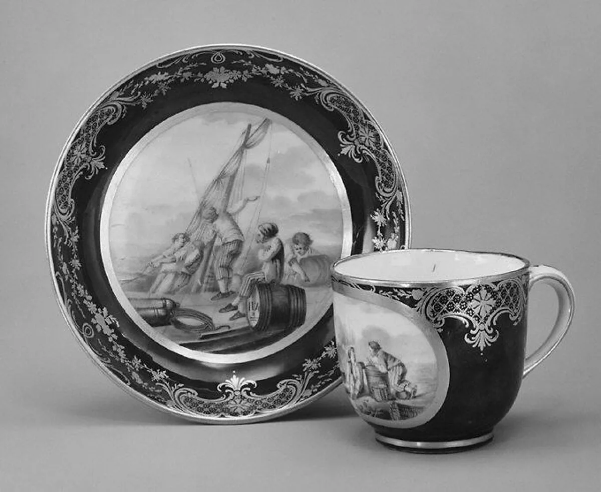 Cup (gobelet Bouillard) (part of a service) — Sèvres Manufactory|Jean-Louis Morin|Etienne-Henry Le Guay