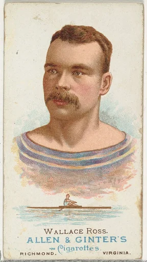 Wallace Ross, Oarsman, from World's Champions, Series 1 (N28) for Allen & Ginter Cigarettes