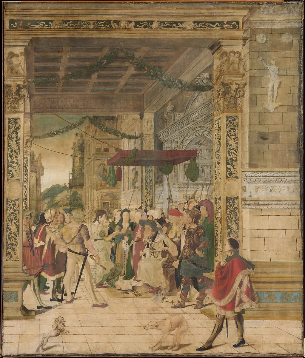 Joseph Interpreting the Dreams of Pharaoh — Jörg Breu the Younger