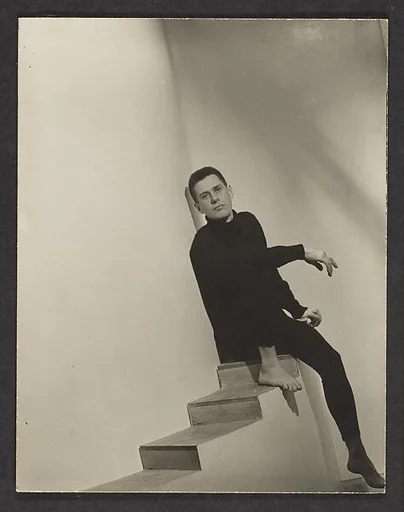 [Paul Cadmus, Stage Set Stairs]