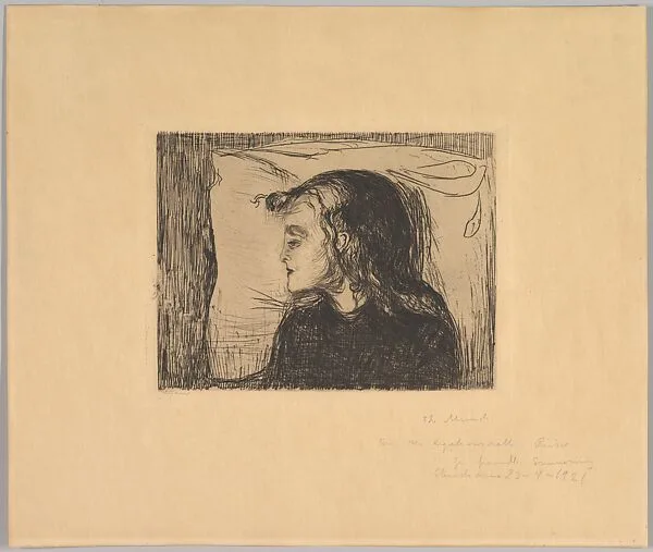 The Sick Girl — Otto Felsing|Edvard Munch
