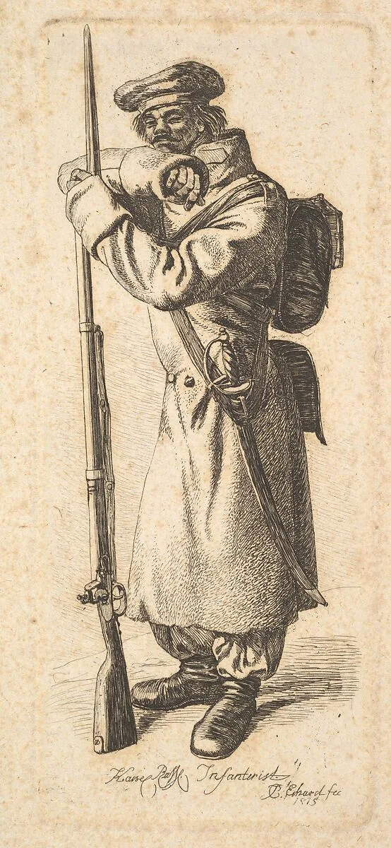 The Russian Infantryman — Johann Christoph Erhard