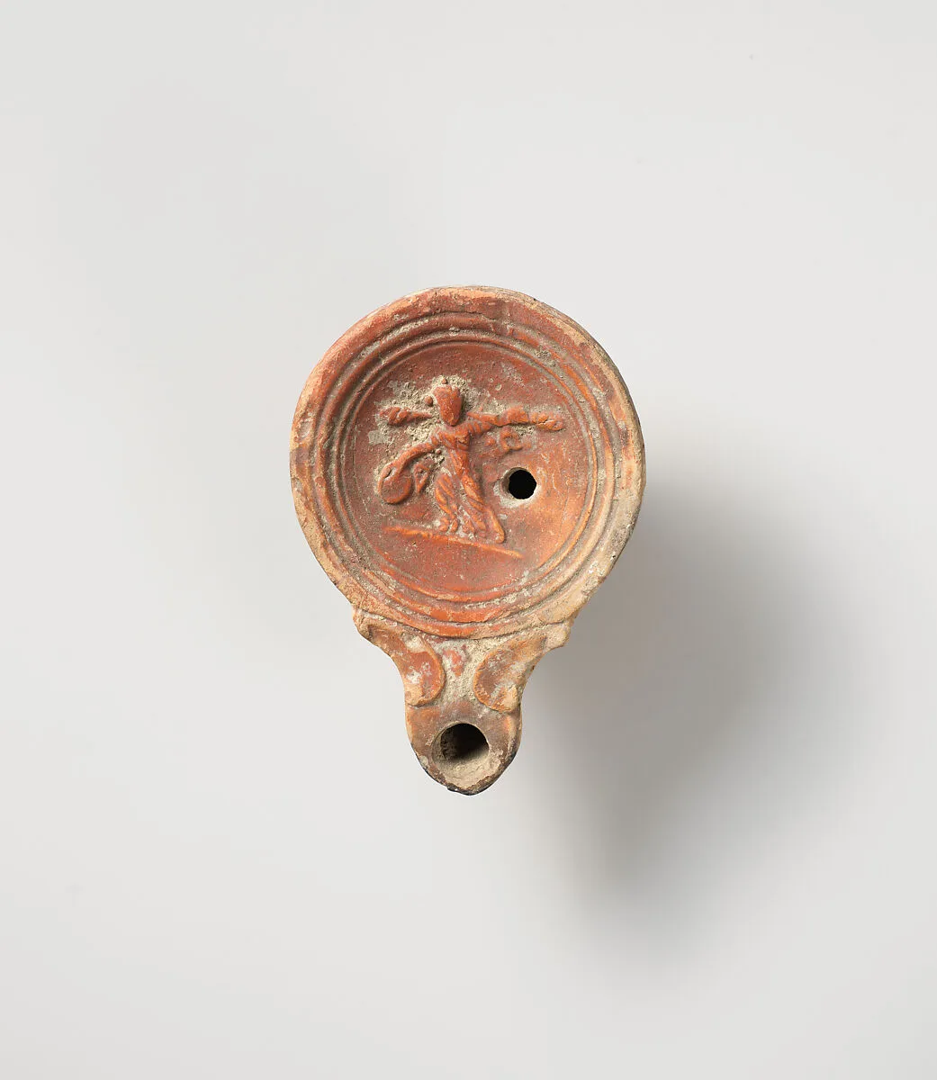 Terracotta oil lamp — Unknown