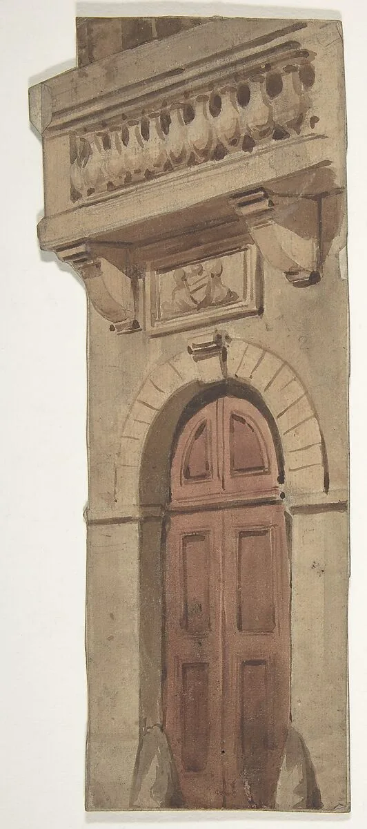 Design for a Stage Set at the Opéra, Paris — Eugène Cicéri