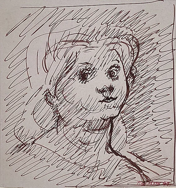 Untitled (woman's head) — Peter Agostini