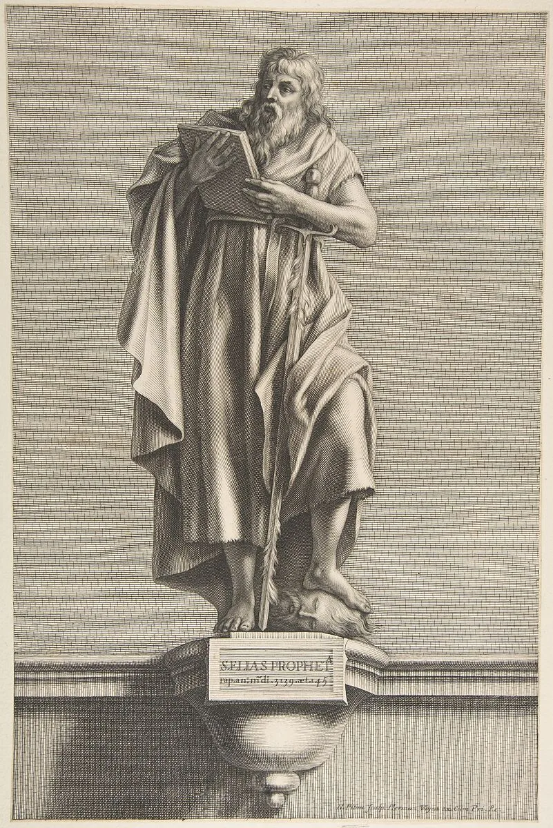 The Prophet Elias — Laurent de La Hyre|Herman Weyen|Nicolas Pitau