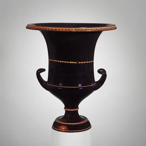Terracotta calyx-krater (bowl for mixing wine and water)