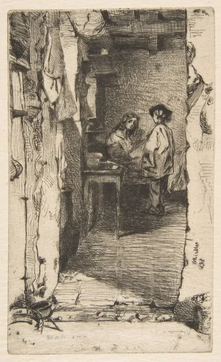 The Rag Gatherers (Rag Pickers, Quartier Mouffetard, Paris)