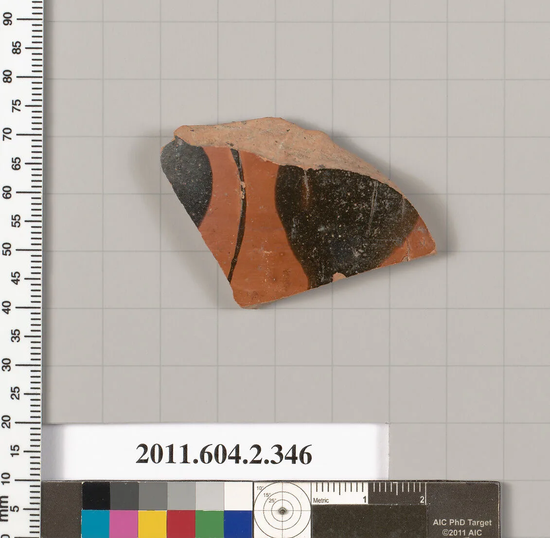 Terracotta fragment of a column-krater (bowl for mixing wine and water) — Unknown