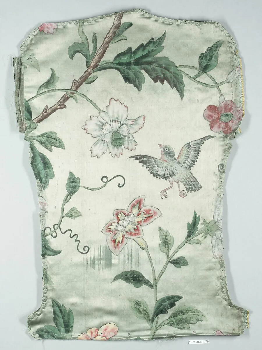 Upholstery panels for a side chair — Unknown