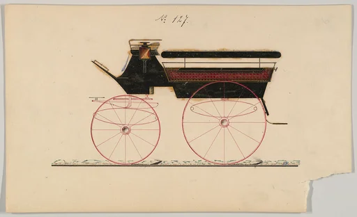 Design for Wagonette or Omnibus, no. 127