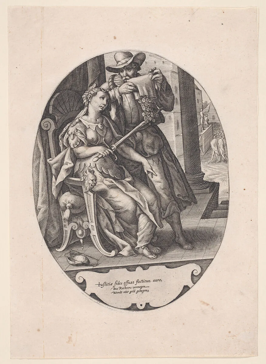 Allegory on Justice and the Pitfalls of Corruption — Lambert Cornelisz|Jacob Leendertsz