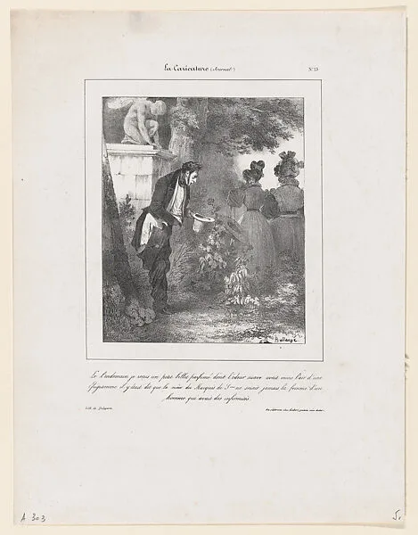 'The next day I received a little perfumed ticket...' — Aubert et Cie|Hippolyte Bellangé|Delaporte